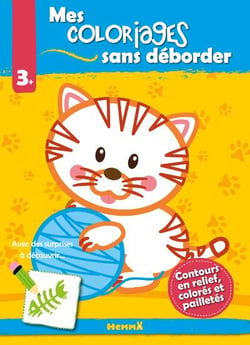 Mes coloriages sans déborder t.3 - chat