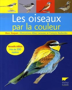 Les oiseaux par la couleur