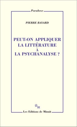 Peut-on appliquer la littérature à la psychanalyse ?