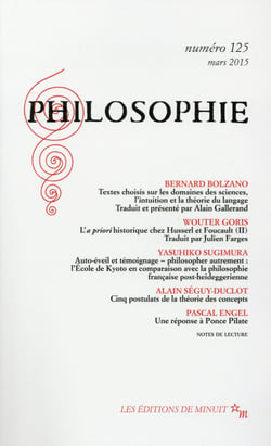 Revue Philosophie n.125