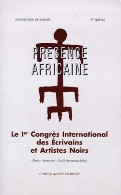 Le 1er congrès international des écrivains et artistes noirs - paris - sorbonne - 19-22 septembre 1956