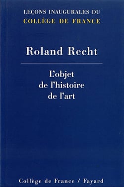 L'OBJET DE L'HISTOIRE DE L'ART