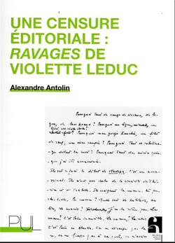 Une censure éditoriale : Ravages de Violette Leduc
