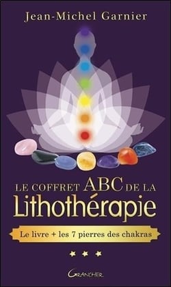 Le coffret abc de la lithothérapie - le livre + 7 pierres des chakras