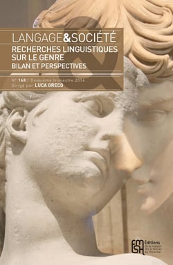 Langage et société, n° 148/juin 2014 : Recherches linguistiques sur le genre : bilan et perspectives