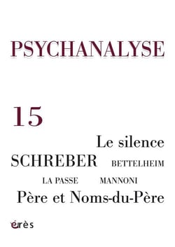REVUE PSYCHANALYSE n.15 : le silence
