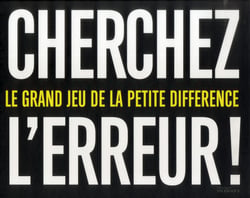 Cherchez l'erreur - le grand jeu de la petite différence