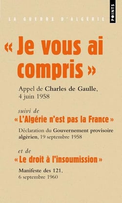 Grands discours - la guerre d'Algérie
