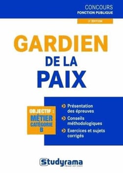 Gardien de la paix - catégorie B (3e édition)