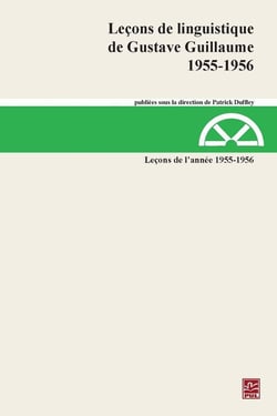 Lecons de linguistique de gustave guillaume v 23 1955-1956