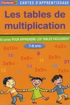 Cartes d'apprentissage - Les tables de multiplication - Chantecler