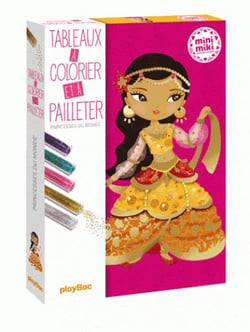 Carte à pailleter - princesses du monde (édition 2016)