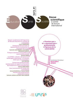 Revue education, sante, societes, vol. 9, no. 1