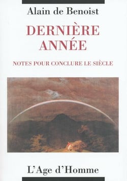 Dernière année - notes pour conclure le siècle