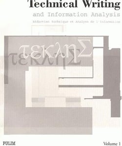 Technical Writing and Information Analysis/Rédaction technique et analyse de l'information