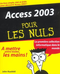 Access 2003 pour les nuls