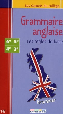 Grammaire anglaise - les règles de base