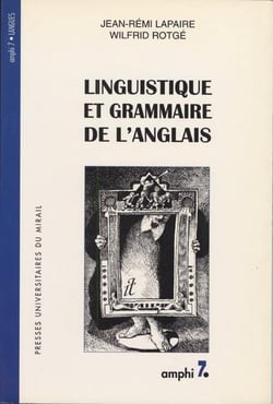 Linguistique et grammaire de l'anglais