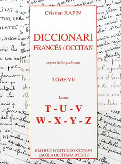 Diccionari francés/occitan t.7 - T-Z