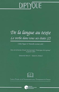 De la langue au texte - le verbe dans tout ses états