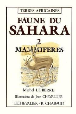 Faune du sahara tome ii