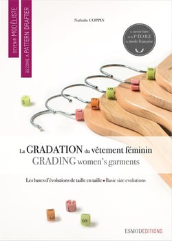 Devenir modéliste - become a pattern drafter - la gradation du vêtement féminin - grading women's garm