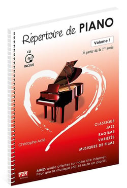 Répertoire de PIANO - Volume 1 - Partition Piano