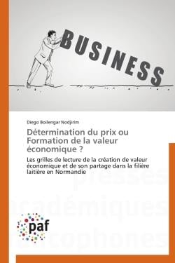 Détermination du prix ou formation de la valeur économique ?