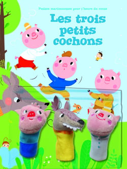 Petites marionettes à l'heure du conte : les 3 petits cochons