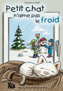Petit chat n'aime pas le froid