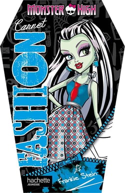 Carnet fashion monster high - frankie stein