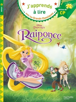 J'apprends à lire avec les grands classiques Disney : Raiponce CP niveau 2