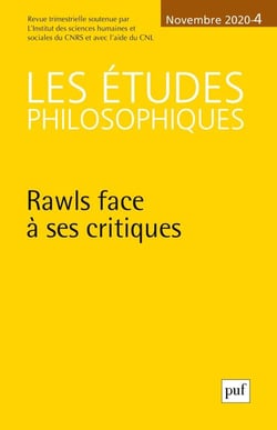 Revue Les études philosophiques n.204 : Rawls face à ses critiques (édition 2020)