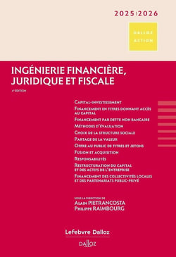 Ingénierie financière, fiscale et juridique (édition 2025/2026) (4e édition)