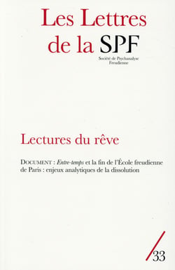 Les lettres de la Société de Psychanalyse Freudienne n.33
