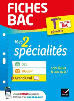 Fiches bac Tome 18 : SES, HGGSP & grand oral - terminale générale (édition 2022)