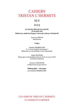 Cahiers Tristan L'Hermite n.45 : Varia