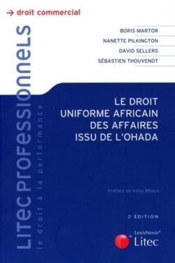 Le droit uniforme africain des affaires issu de l ohada