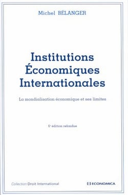 INSTITUTIONS ECONOMIQUES INTERNATIONALES