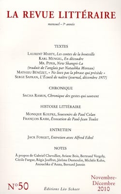 LA REVUE LITTERAIRE n.50