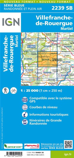 2239Sb Villefranche-De-Rouergue.Martiel