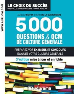 5000 questions et qcm de culture générale (2e édition)