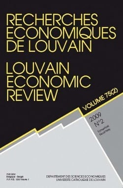 Revue recherches economiques de louvain