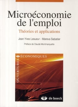 Microéconomie de l'emploi - théories et applications