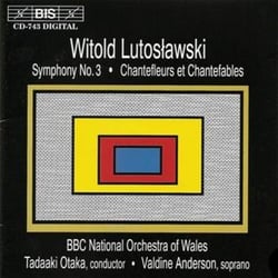 Symphony no.3 - chantefleurs et chantefables - CD