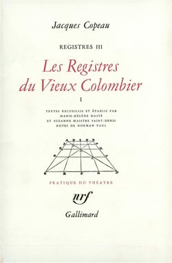 Registres - iii, iv et v - les registres du vieux colombier - vol01