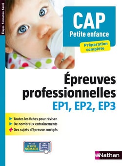 CAP petite enfance - épreuves professionnelles EP1/EP2/EP3