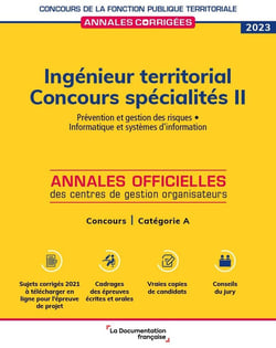 Ingénieur territorial : spécialites II - concours catégorie A (édition 2022/2023)