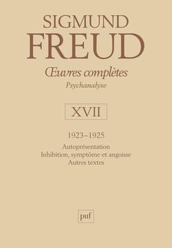 oeuvres complètes - psychanalyse - vol. XVII : 1923-1925