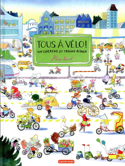 Tous à vélo - un cherche et trouve rigolo